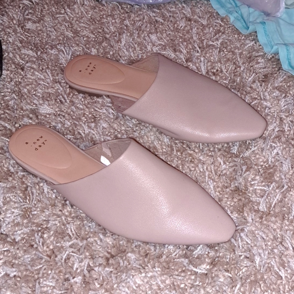 a new day slide on mules